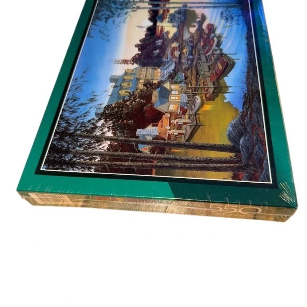 MasterPieces Peaceful Easy Evening‎ 550-Piece Jigsaw Puzzle Lakeside NIB